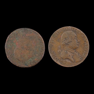 Lot 477 - A John Wilkinson Ironmaster 1792 halfpenny...