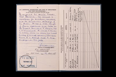 Lot 3 - A Second World War and post-War RAF pilot's...