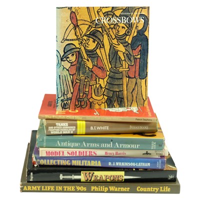 Lot 380 - A group of books on arms, armour, militaria...