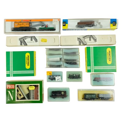 Lot 708 - [Model railway] A quantity of N gauge rolling...