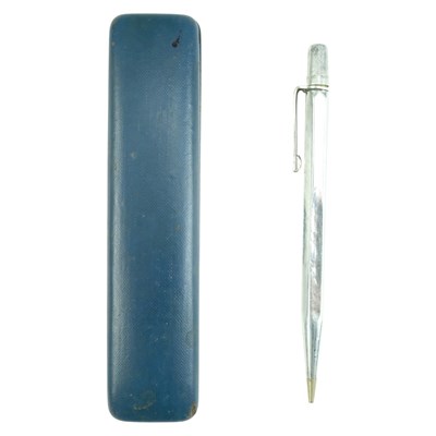 Lot 530 - A 1960s "Yard O' Led" silver propelling pencil...