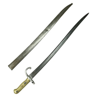 Lot 311 - A Dutch Model 1871 bayonet, second variant,...