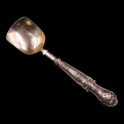 Lot 1157 - An early Victorian silver caddy spoon, having...