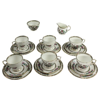 Lot 993 - A Duchess bone china "Indian Tree" teaset for six