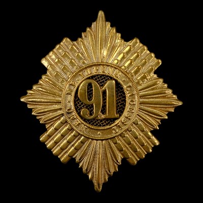 Lot 128 - A Victorian 91st (Princess Louise's...