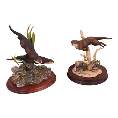 Lot 1064 - A Border Fine Arts "Ebb and Flow" otter...