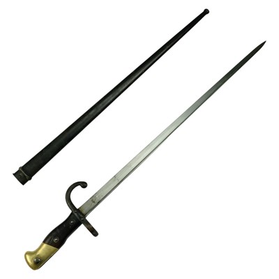 Lot 343 - A French Mle 1874 Gras epee bayonet