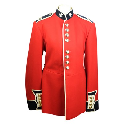 Lot 295 - A QEII Irish Guards Scarlet Full Dress tunic