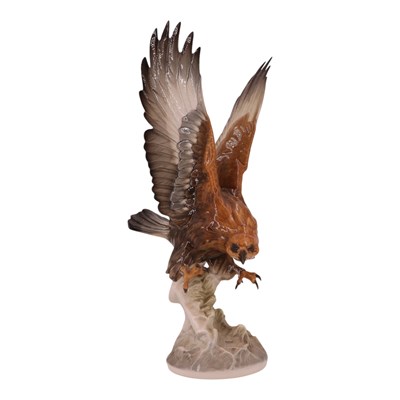 Lot 1017 - A large Hutschenreuther porcelain eagle...