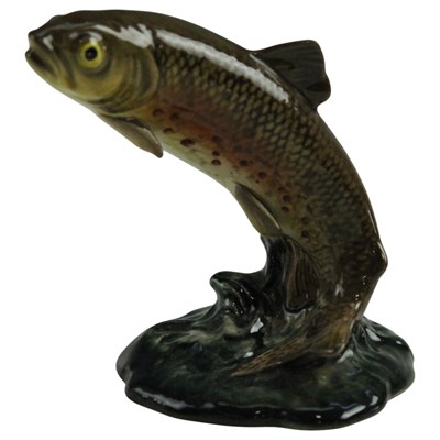 Lot 1088 - A Beswick leaping trout, model 1390, 10 cm