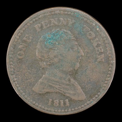 Lot 481 - An 1811 Bilston one penny Conder token
