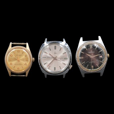 Lot 1547 - A 1960s-1970s Interpol 23 wristwatch, having a...
