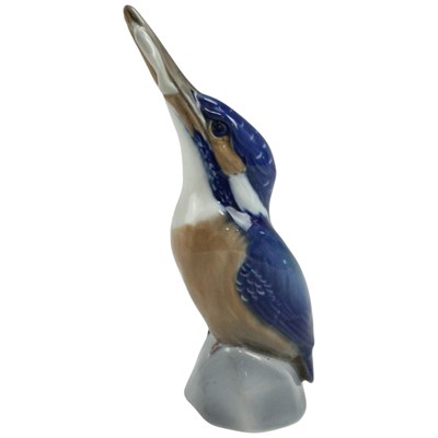 Lot 1019 - A Royal Copenhagen figure of a Kingsfisher, 17....