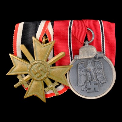 Lot 161 - German Third Reich War Merit Cross with swords...