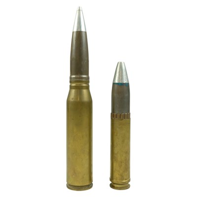 Lot 305 - Inert post-War British military 30 mm canon...