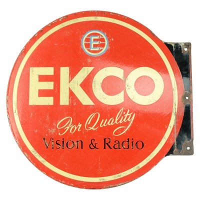 Lot 549 - A vintage "Ekco. For Quality Vision & Radio"...