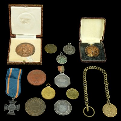Lot 562 - A group of Victorian and later badges and...