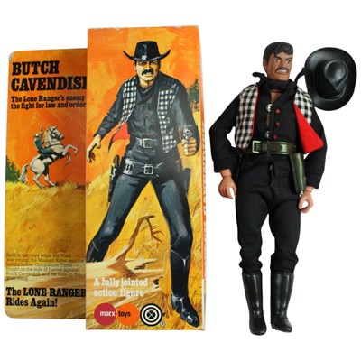 Lot 747 - A boxed 1970s Marx Toys "The Lone Ranger Rides...
