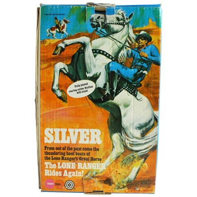 Lot 750 - A boxed 1970s Marx Toys "The Lone Ranger Rides...