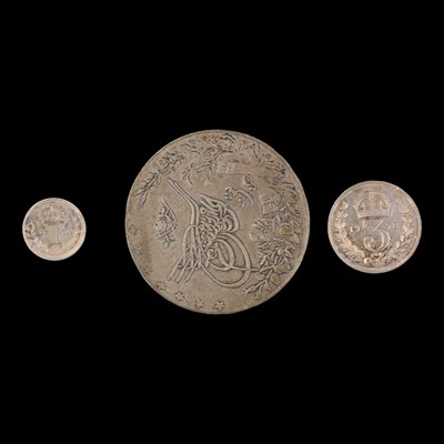Lot 491 - 1978 Maundy money silver penny and threepence...