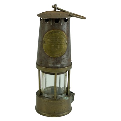 Lot 546 - An Eccles miner's protector safety lamp