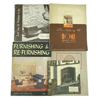 Lot 401 - A group of period domestic furnishings trade...