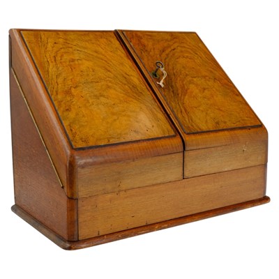 Lot 834 - A late 19th / early 20th Century walnut and...