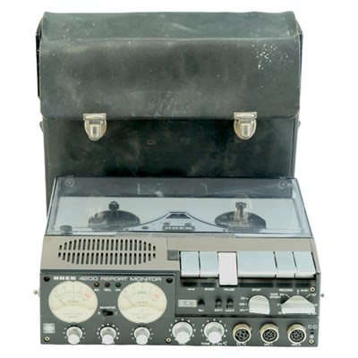 Lot 645 - An early 1980s Uher 4200 report monitor /...