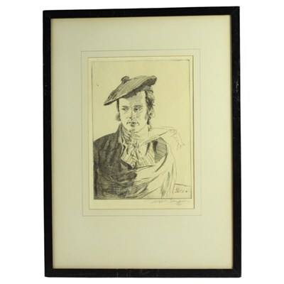Lot 1602 - Joseph Simpson (1879-1939), a study of Robert...