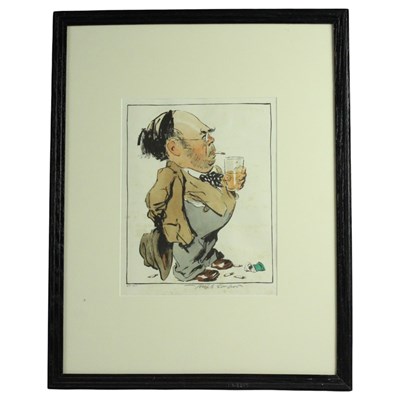 Lot 1603 - Joseph Simpson (1879-1939), a self-portrait...