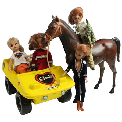 Lot 752 - Four mid-to-late 20th Century Pedigree Sindy...