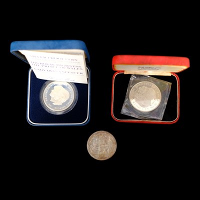 Lot 489 - A 1981 Prince Charles and Lady Diana silver...