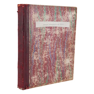 Lot 523 - An old album of largely Victorian and...