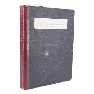 Lot 524 - An old album of largely Victorian and...