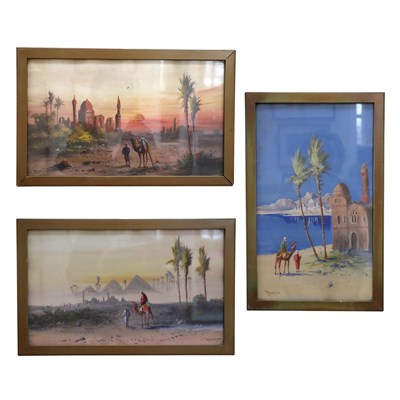 Lot 1633 - B Rappino (20th Century), three studies of...