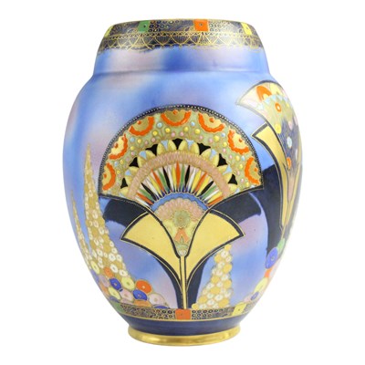 Lot 982 - A Carlton Ware Art Deco "Egyptian Fan" pattern...