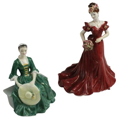 Lot 1033 - A Coalport Ladies of Fashion "Jenny" figurine,...