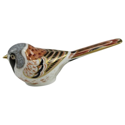 Lot 904 - A Royal Crown Derby Bearded tit paperweight,...
