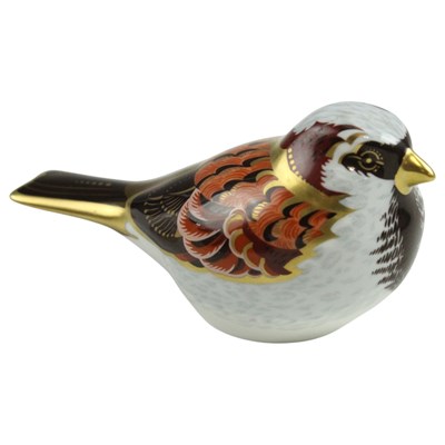 Lot 906 - A Royal Crown Derby House sparrow paperweight