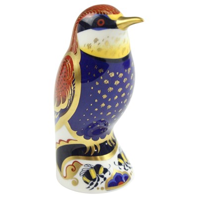 Lot 907 - A Royal Crown Derby Bee-eater paperweight