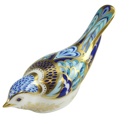 Lot 912 - A Royal Crown Derby Mountain bluebird paperweight
