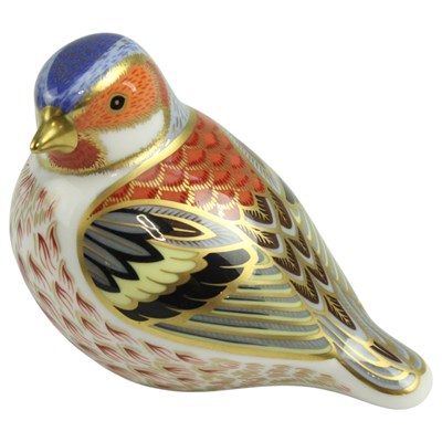 Lot 913 - A Royal Crown Derby Chaffinch paperweight