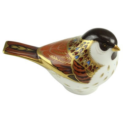 Lot 917 - A Royal Crown Derby Willow tit paperweight