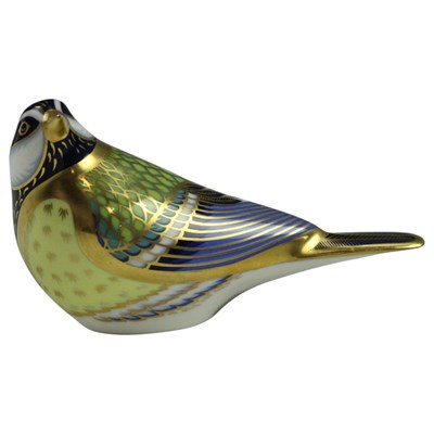 Lot 923 - A Royal Crown Derby Great tit paperweight