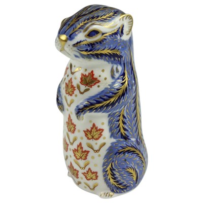 Lot 924 - A Royal Crown Derby Chipmunk paperweight