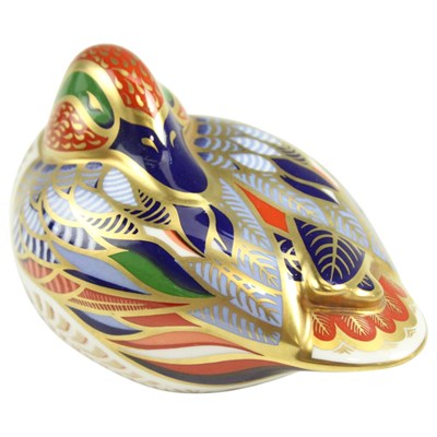 Lot 926 - A Royal Crown Derby Teal duck special...