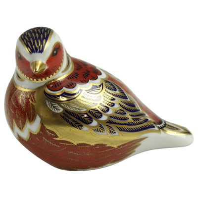 Lot 941 - A Royal Crown Derby Chaffinch paperweight