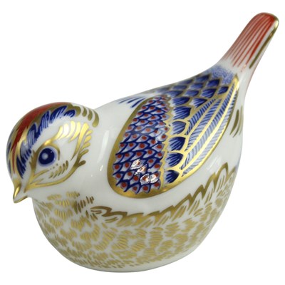 Lot 959 - A Royal Crown Derby Goldcrest paperweight