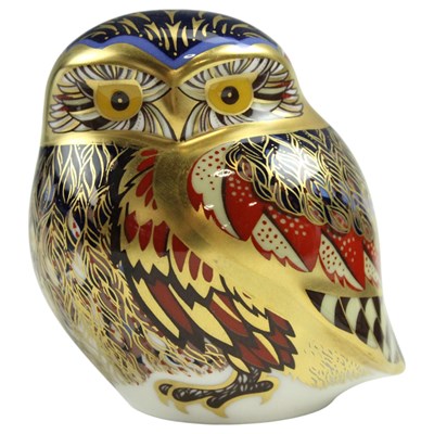 Lot 961 - A Royal Crown Derby "Little Owl" paperweight