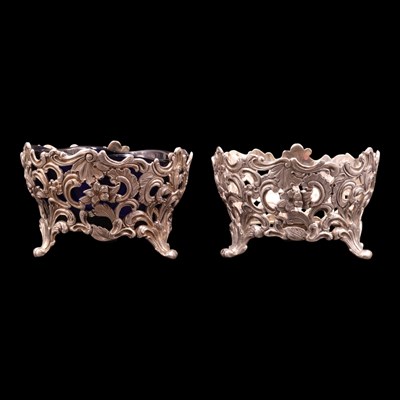 Lot 1242 - A pair of early Victorian Rococo-influenced...